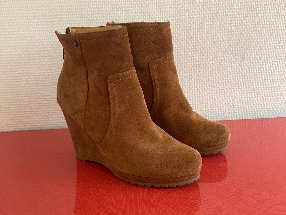 Boot Buffalo Keilabsatz Stiefel Keilabsatz Stiefeletten Keilabsatz