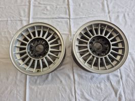 2 Stück Original BMW Alufelgen, Oldtimer,6x14 ET22