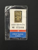 Goldbarren 2.5 g Credit Suisse