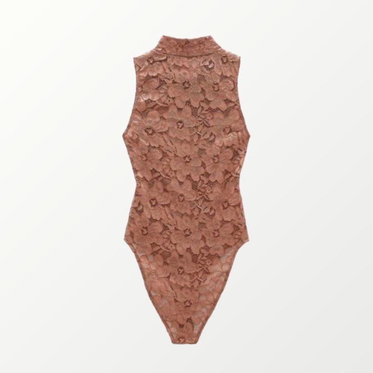 Zara Top: ZARA Spitze Bodysuit – Nuovo e nell'imballaggio originale da Basel venduto da 1moonstar 1