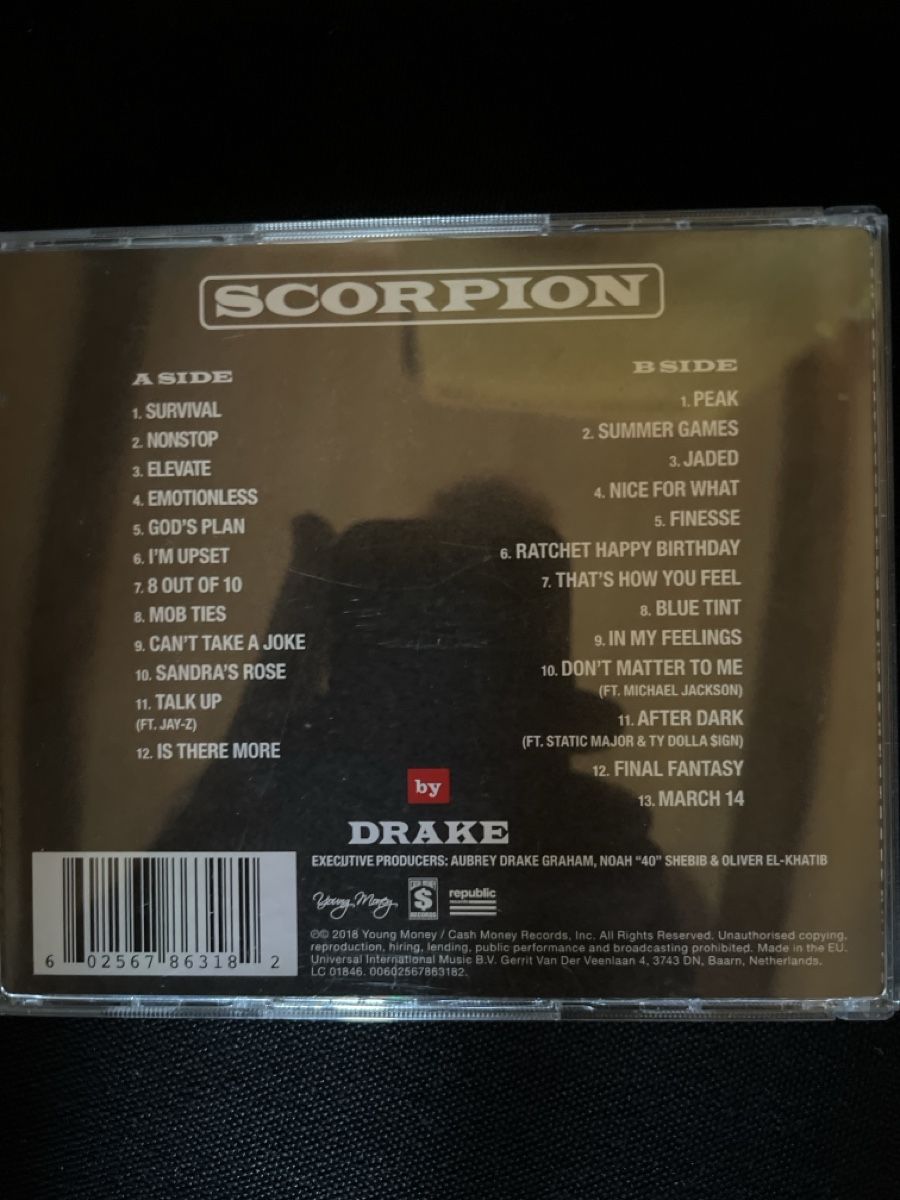 CD: CD Drake Scorpion neuwertig – Nuovo (secondo la descrizione) da Giswil venduto da Nistsigi 1