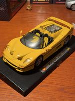Vintage Ferrari F50 (1995) Yellow - Bburago 1/18 Maisto