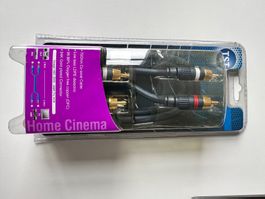 TST Cinch Kabel Audio Video, 750hm Co-axial, Neu!