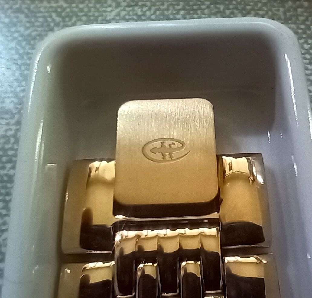 Armbänder & -reifen: NOS, Goldiges Uhrenarmband Salamander Logo BA 18mm – Neu (gemäss Beschreibung) aus Basel von kim_872m 2