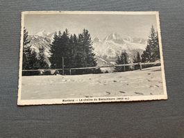 Ansichtskarte Montana – La chaîne du Bietschhorn (3953 m)