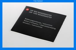 Leica manuale istruzioni LRF 800 e 1200