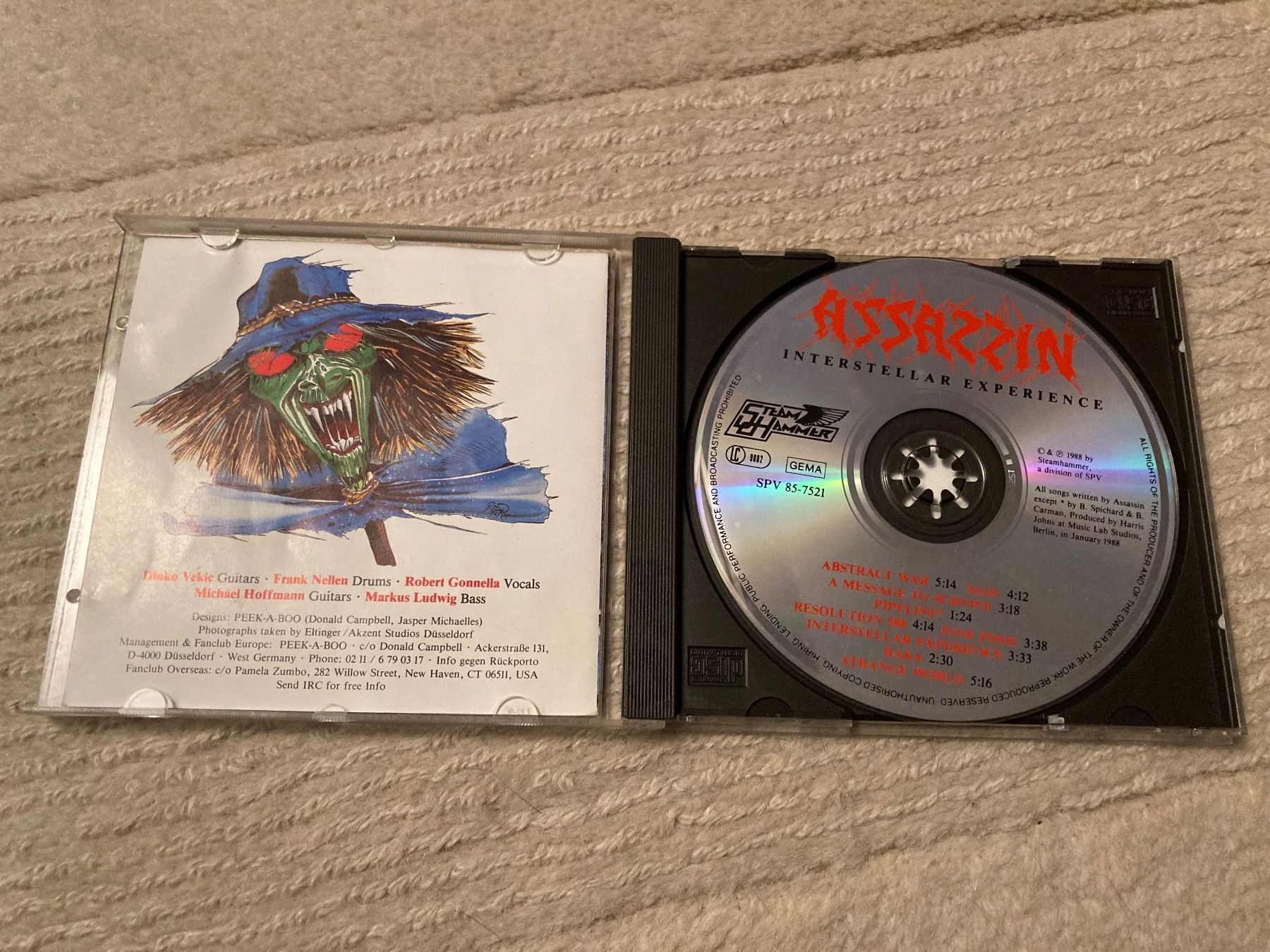 CD: Assassin - Interstellar Experience CD Kult Thrash Metal – Usato da Wagenhausen venduto da Novafreund283 1