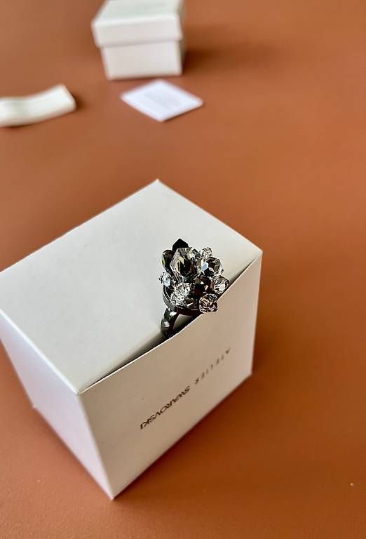Swarovski Ringe: Atelier Swarovski Ring "Frost" - Grösse 52, originalverpackt – Neu und originalverpackt aus Cham von nininanana 3