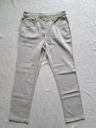 CANDA Damenjeans beige Gr. 40