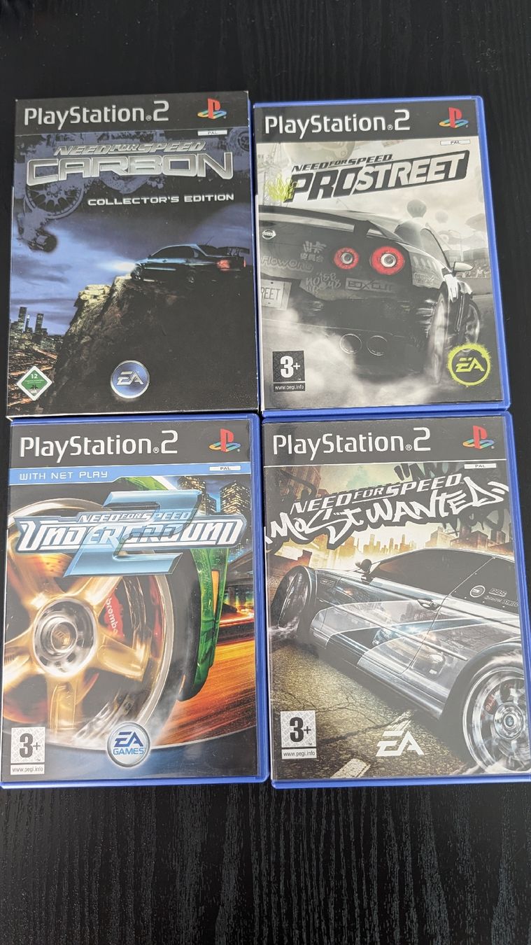 Giochi: need for Speed PS2 Sammlung – 4 Spiele – Usato da Bäch SZ venduto da ram_sy9m