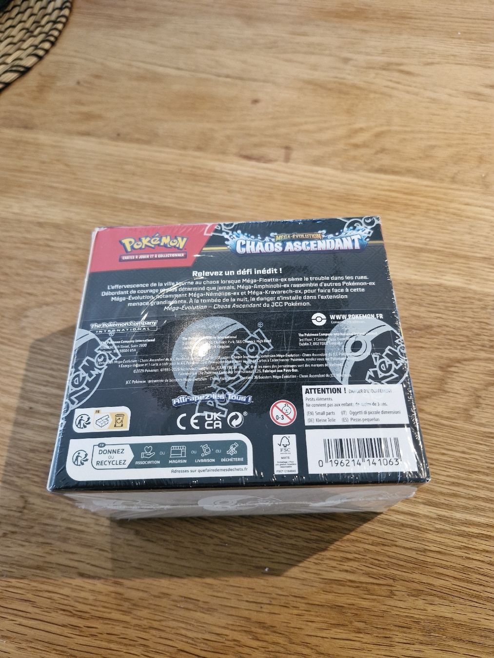 Pokémon Carte collezionabili: display chaos ascendant - FR – Nuovo e nell'imballaggio originale da Cudrefin venduto da Jnini12 1