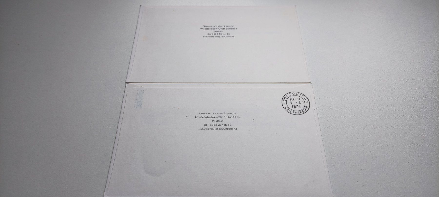 Alle Briefmarken: 2x Ersttagsbriefe Austrian Airlines – Gebraucht aus Baar von Maxlee75 1