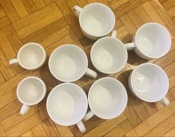Kaffee Tassen , weiss, schlicht, neuwertig, vielseitig☕️