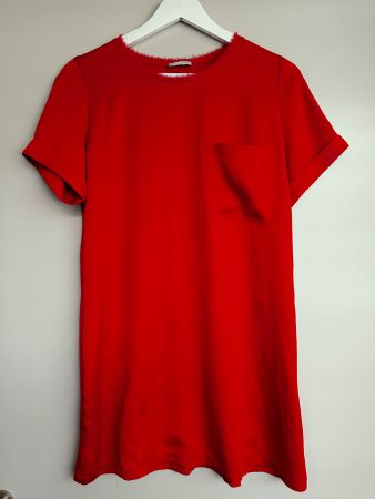 Kleid Zara rot Kurzarm Grösse S guter Zustand
