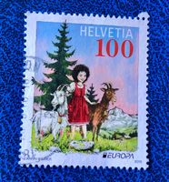 Nr.1351 GESTEMPELT Kinderbuch Heidi 2010 Sondermarke  ﻿   