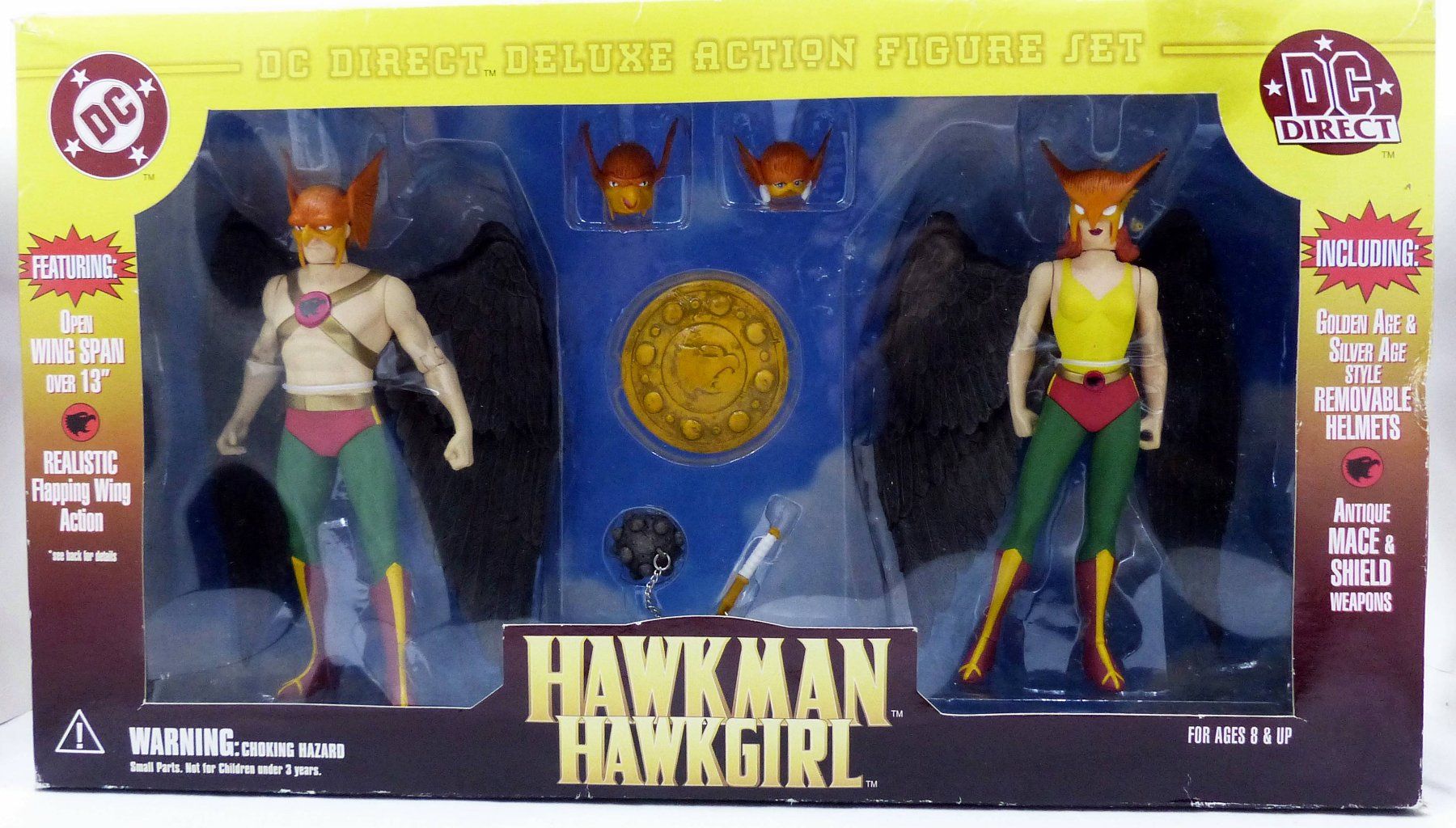 Figuren: HAWKMAN HAWKGIRL DC DIRECT ACTION FIGURE SET NOS 2000 – Neu und originalverpackt aus Lugano von YouWantUS