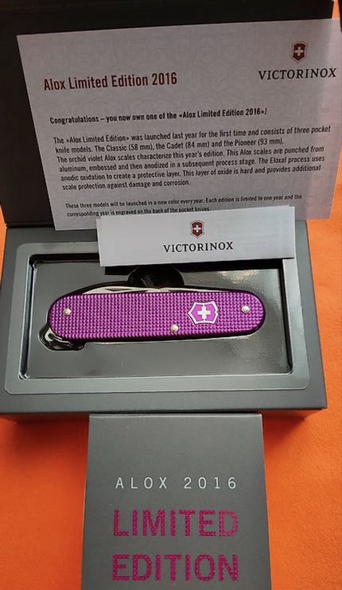 Victorinox Coltelli tascabile: Victorinox Cadet Alox LE2016 – Nuovo e nell'imballaggio originale da Prosito venduto da GntStr 2