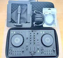Pioneer DDJ-FLX4 DJ-Set (Controller, Headset, Boxen, Case)
