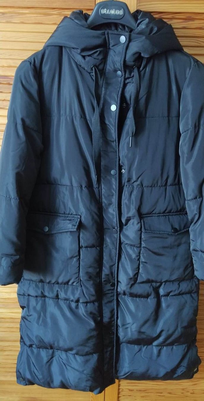 Mäntel: Wintermantel mit Kapuze, Schwarz - Grösse M - – Neu (gemäss Beschreibung) aus Zürich von 1980ale 8