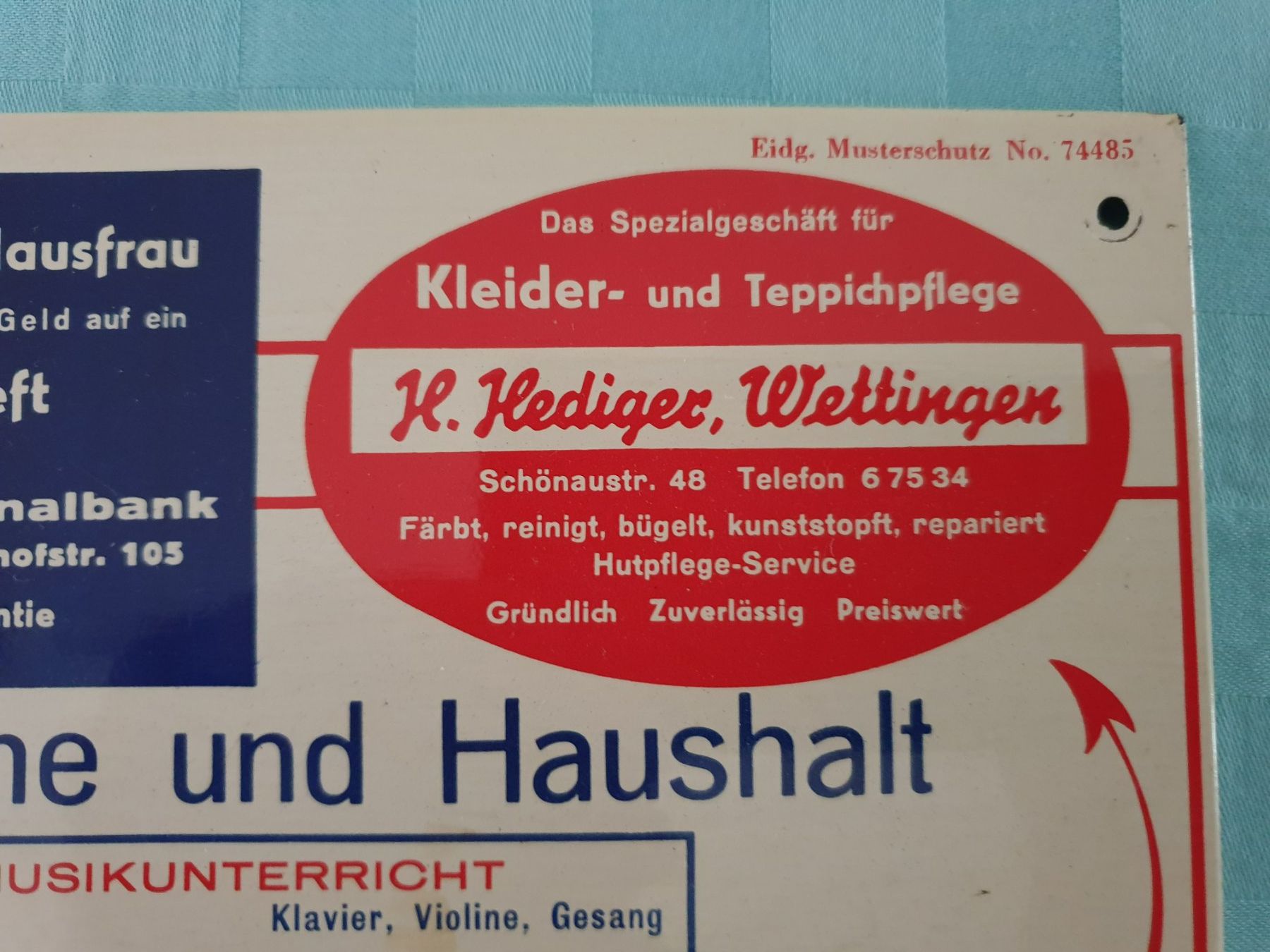 Schilder: Werbung Blech Schild – Gebraucht aus Mörschwil von spirspi 2