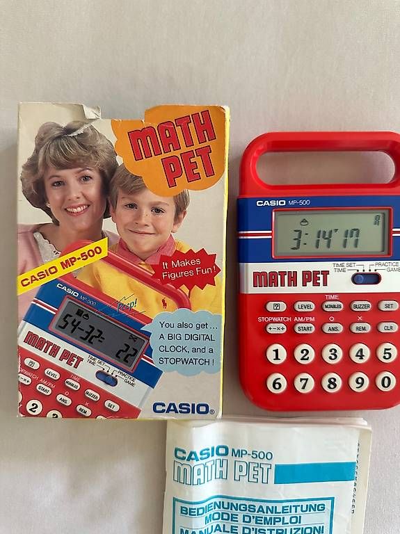Uhren: Rare Vintage Casio Math Pet MP-500 Complete in Original Box – Gebraucht aus Boudry von len_2lpk 2