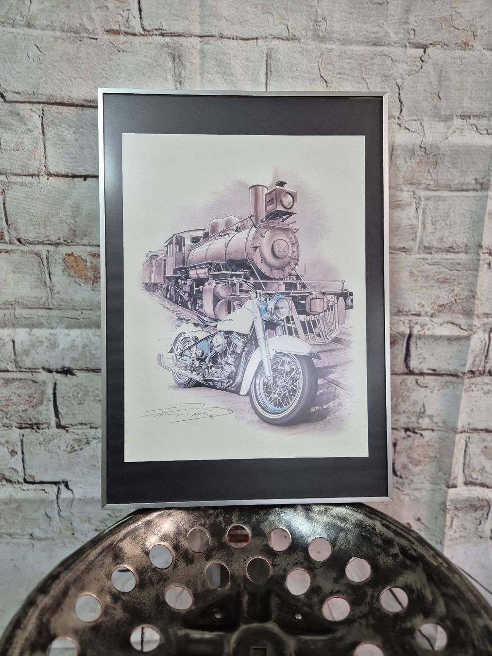 Dipinti: Harley-Davidson dessin de David Uhl – Usato da Le Locle venduto da CHEGUA 2