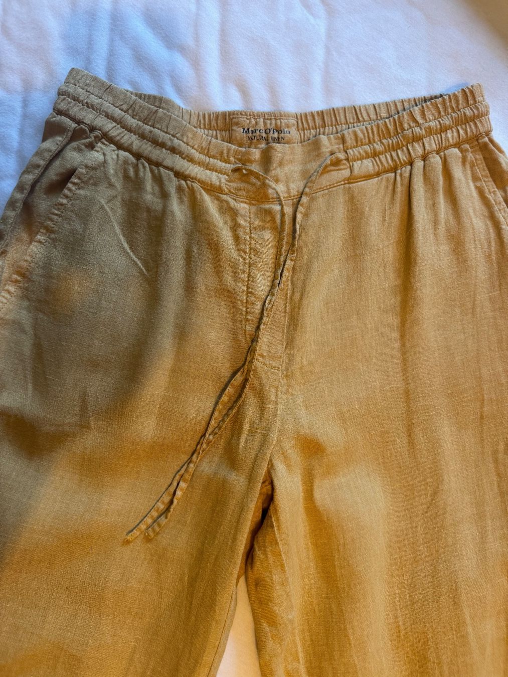 Marc O'Polo Pantaloni: Senfgelbe Marc O' Polo Leinenhose 34 – Nuovo (secondo la descrizione) da Bern venduto da Tar_z9zd