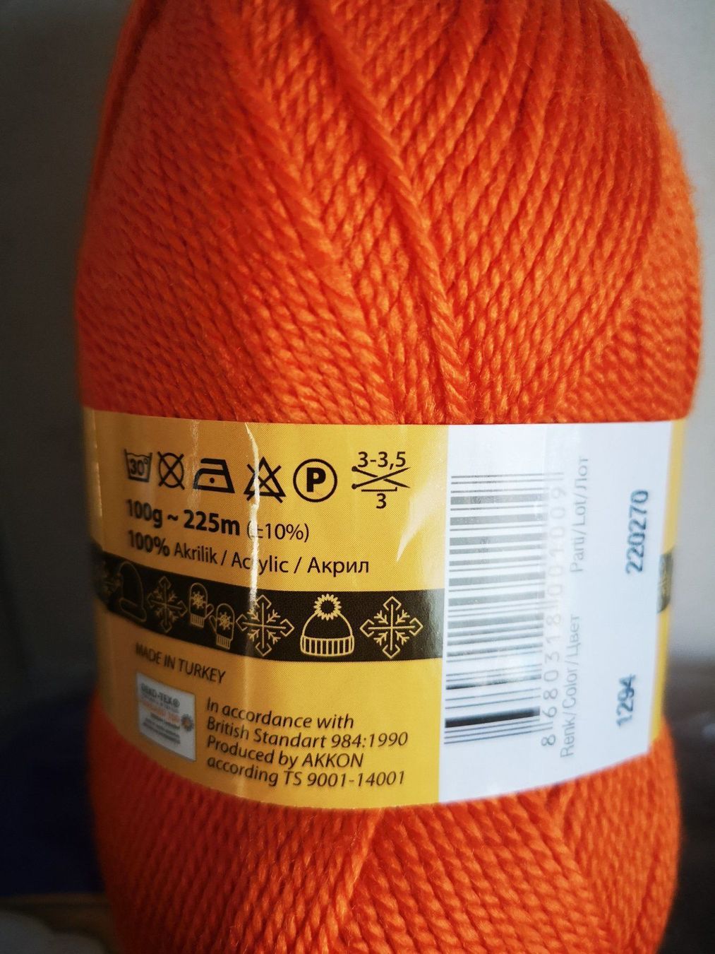Lana: 5x100g  garn (100%acrylic) – Nuovo e nell'imballaggio originale da Frenkendorf venduto da DORU1 3