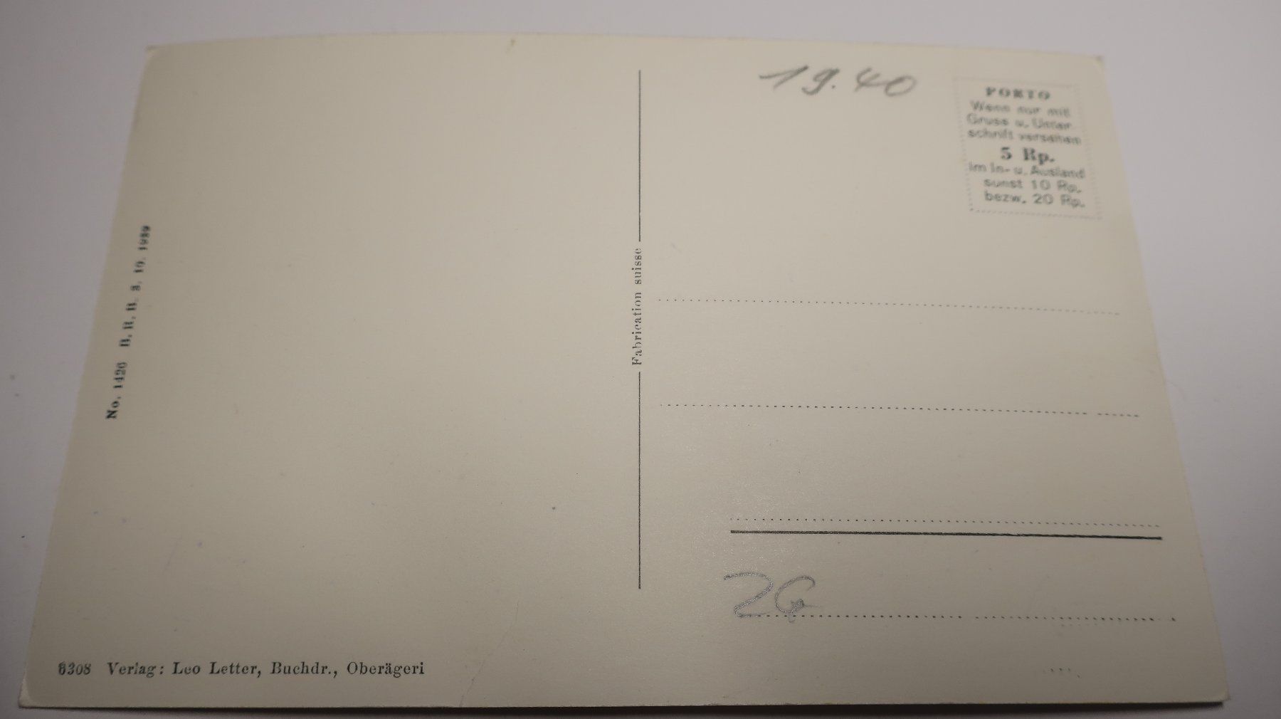Cartoline postali: Ober und Unterägeri – Usato da Cormoret venduto da Pascalll2001 3