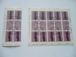 1982 1 Kl.bg. + 1 4er-Bl.100 Jahre Gotthard-Bahn ET SBK SO75