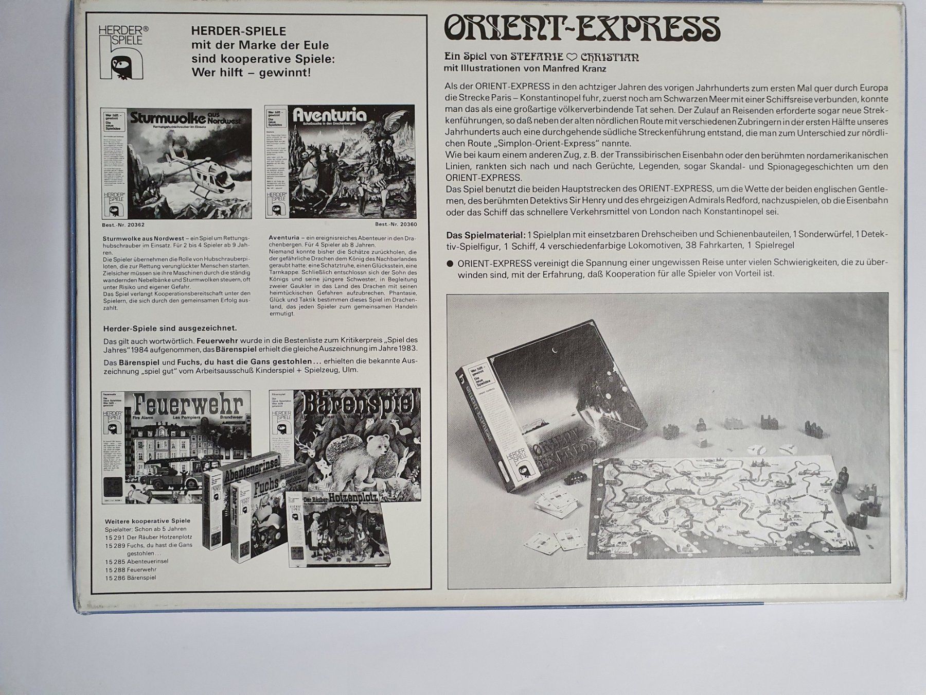 Giochi: Orient Express Brettspiel – Usato da Oberdorf BL venduto da BaldenEagle 5