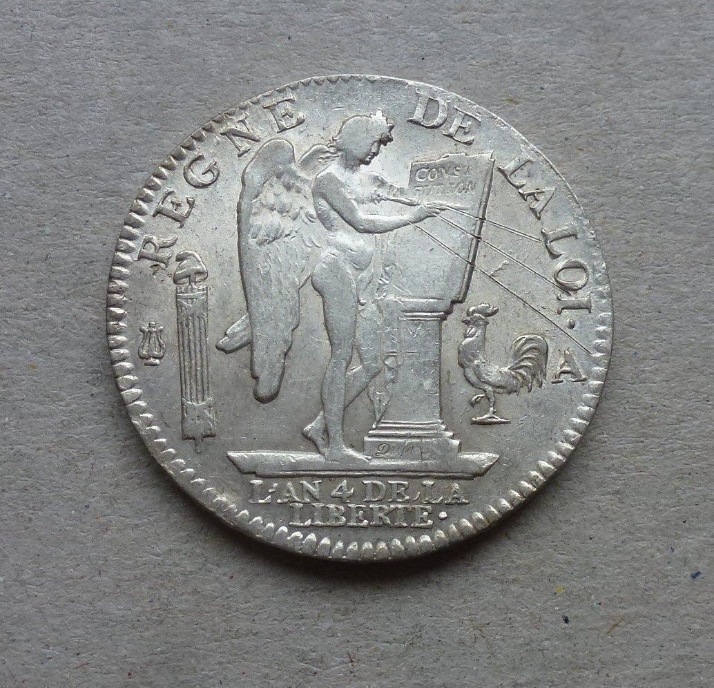 Tutti le monete: Frankreich ++ Ecu de 6 Livres 1792 A – Usato da Walkringen venduto da Casablanca777 1