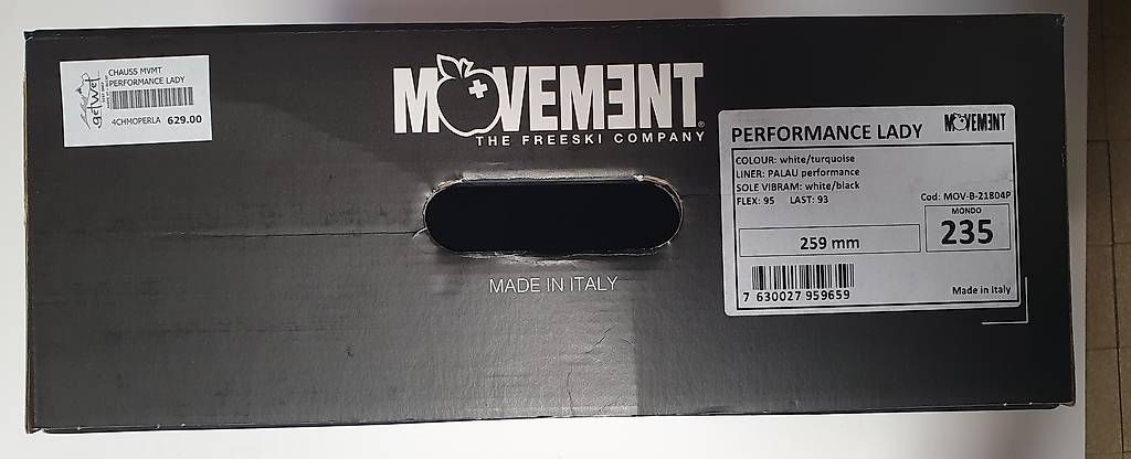 Movement Scarpe da donna: Movement Performance Lady Chaussure de Ski Randonnée Neuves – Nuovo e nell'imballaggio originale da Lausanne venduto da Wollebw 1