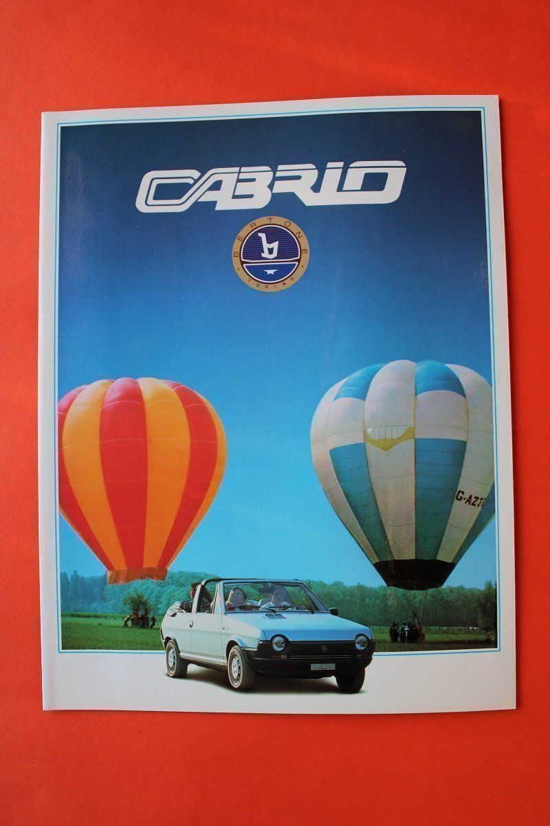 Fiat Documenti: Fiat Ritmo Cabrio Prospekt – Usato da Wettswil venduto da roma010