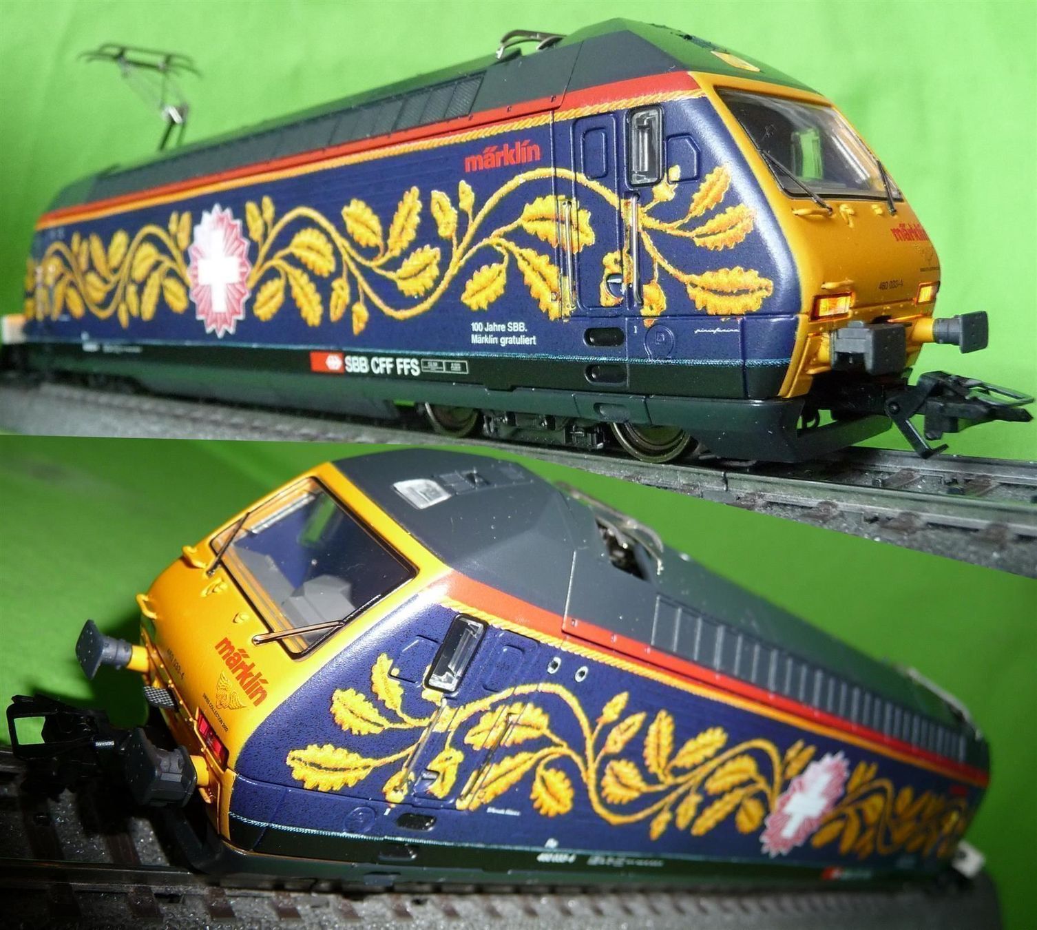 Märklin Modellini di ferrovie: SBB Re 4/4 460 033-4 KOKARDE SINUS 273** – Nuovo (secondo la descrizione) da Winterthur venduto da Ricardo211 1
