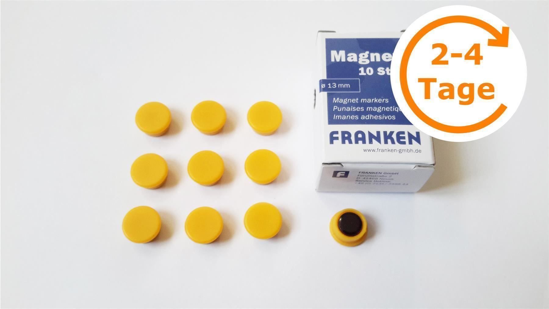 Calamite: Magnete 10 Stück, 13 mm, gelb – Nuovo e nell'imballaggio originale da St. Gallen venduto da cointec