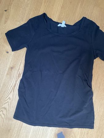 Damen T-Shirt Schwangerschaft schwarz Grösse M guter Zustand