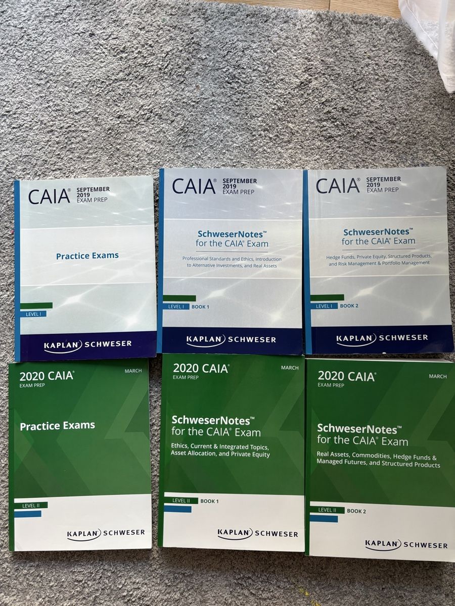 Libri: CAIA Exam Prep - SchweserNotes & Practice Exams - Level I+II – Usato da Affoltern am Albis venduto da ann_6bd6
