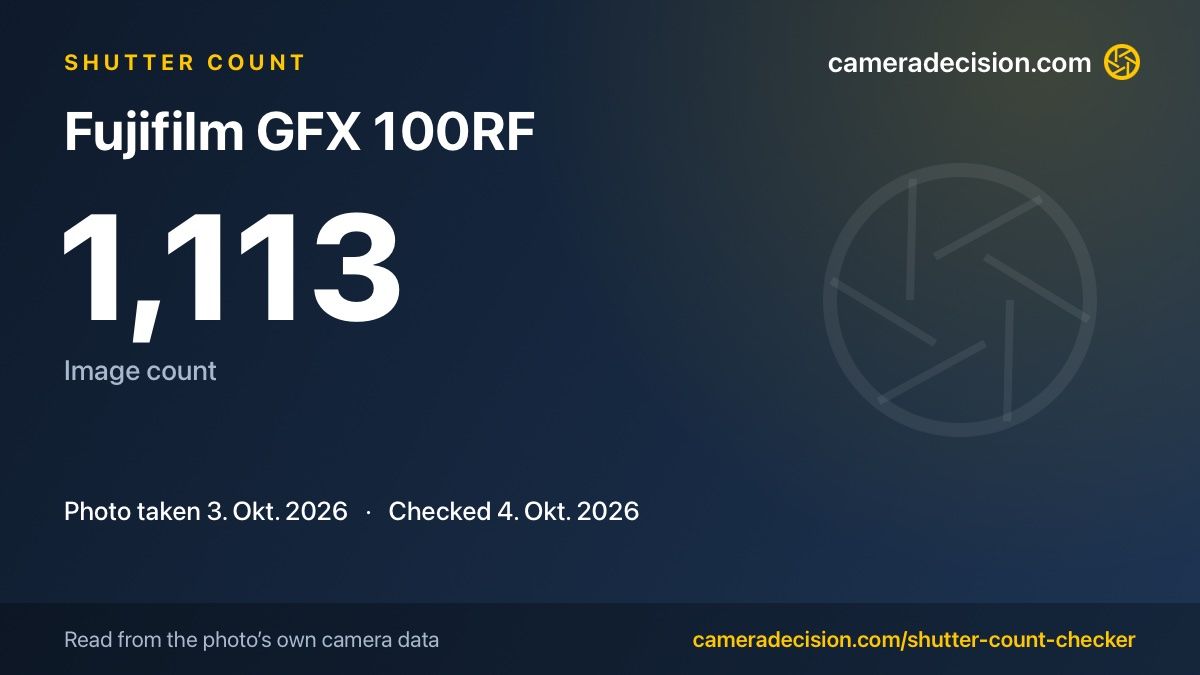 Fuji Kamera: Fujifilm GFX100RF Kamera – Gebraucht aus Wollerau von Fritty 3