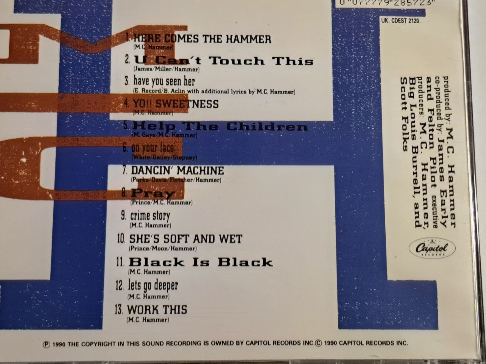CDs: MC HAMMER - Please Hammer don't hurt 'em – D'occasion à Wichtrach par LuckyLuke69 1