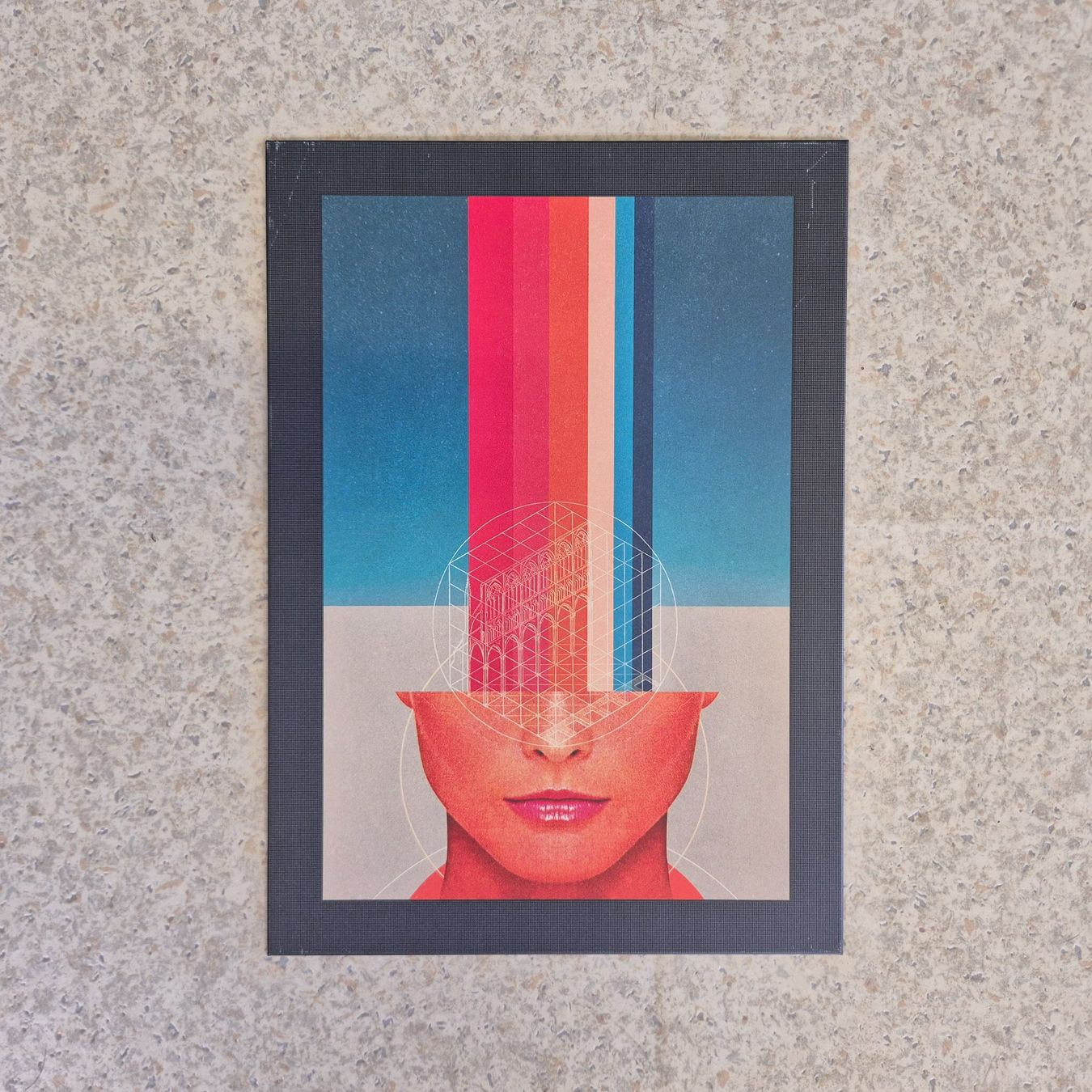 Insegne: "Mind Geometry" Frank Moth Schild Blechschild – Usato da Nottwil venduto da Wondewa-Shop 8