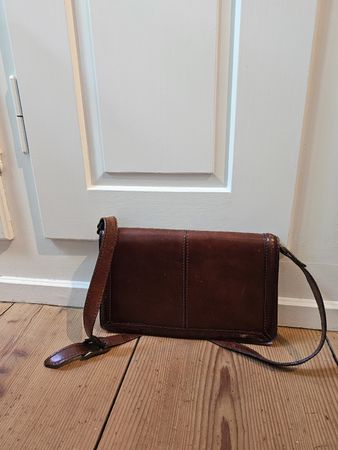 Vintage Ledertasche von Gorelli – Klassische Umhängetasche