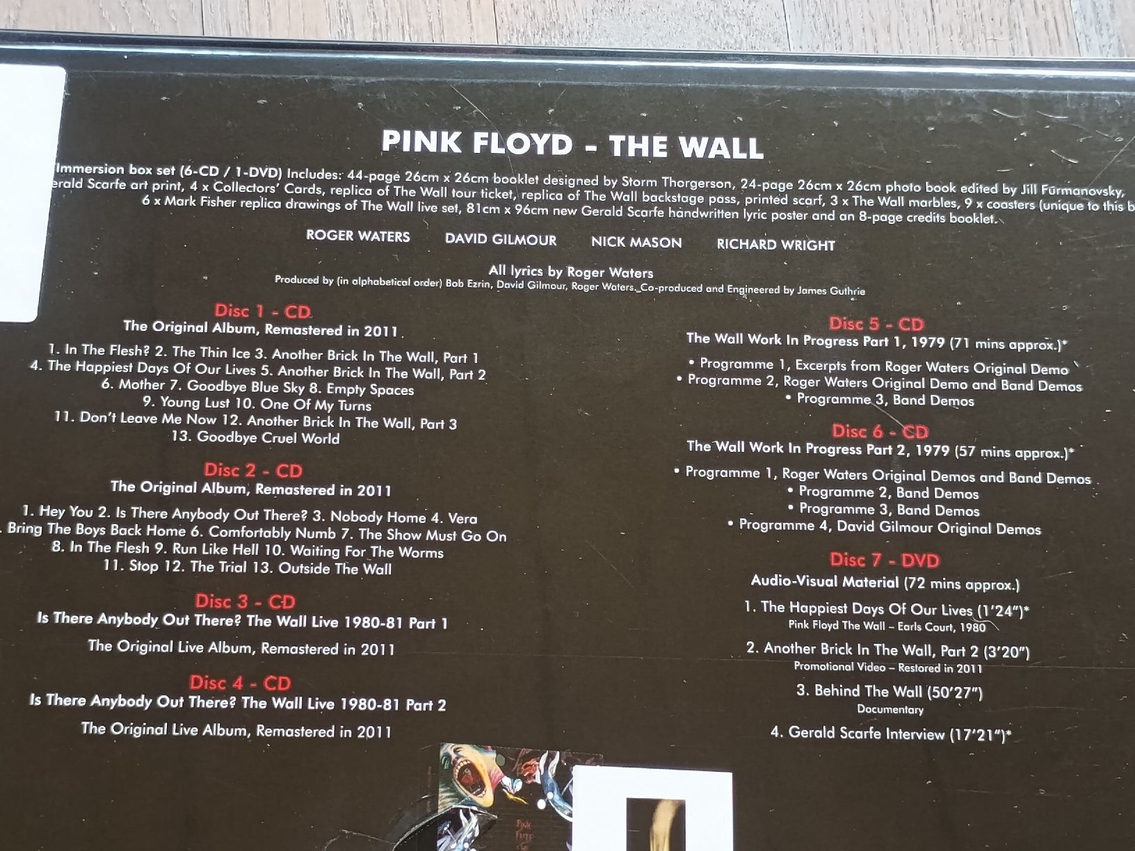 CD: Pink Floyd The Wall Box – Nuovo (secondo la descrizione) da Kirchlindach venduto da Chantalone 5