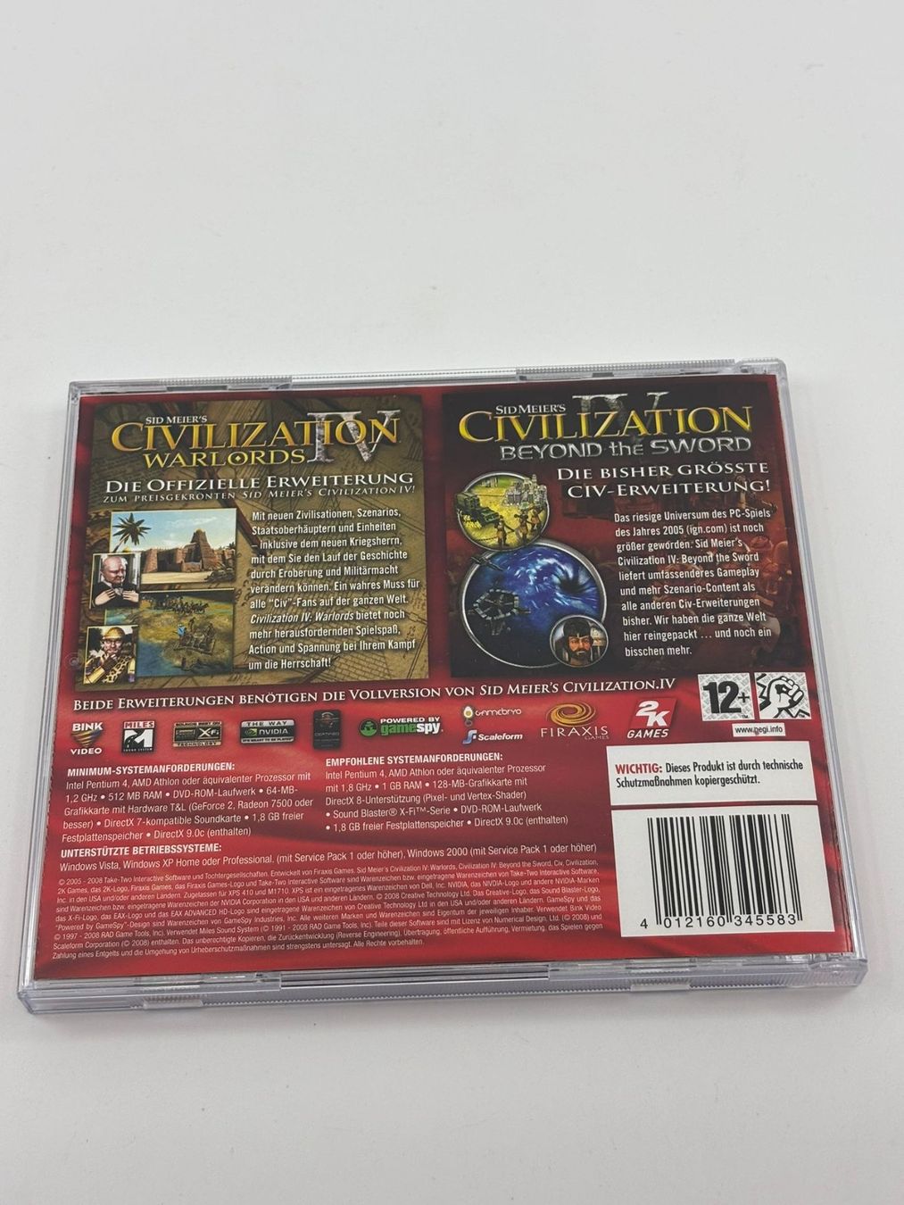 Giochi: Sid Meier's Civilization IV Doppelpack (PC) in OVP – Usato da Herisau venduto da Seyashop1 4
