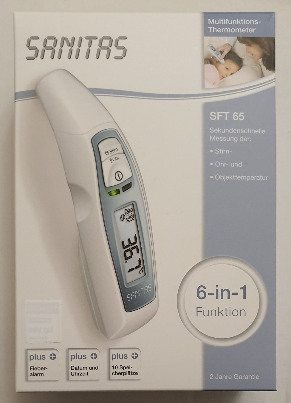 Sonstiges für Haushalt & Wohnen: Sanitas Multifunktions-Thermometer SFT-65 – Neu und originalverpackt aus Jona von VivianPatrick
