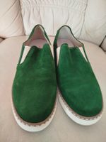 Neri Slipper Herren Wildleder Grün Gr.41