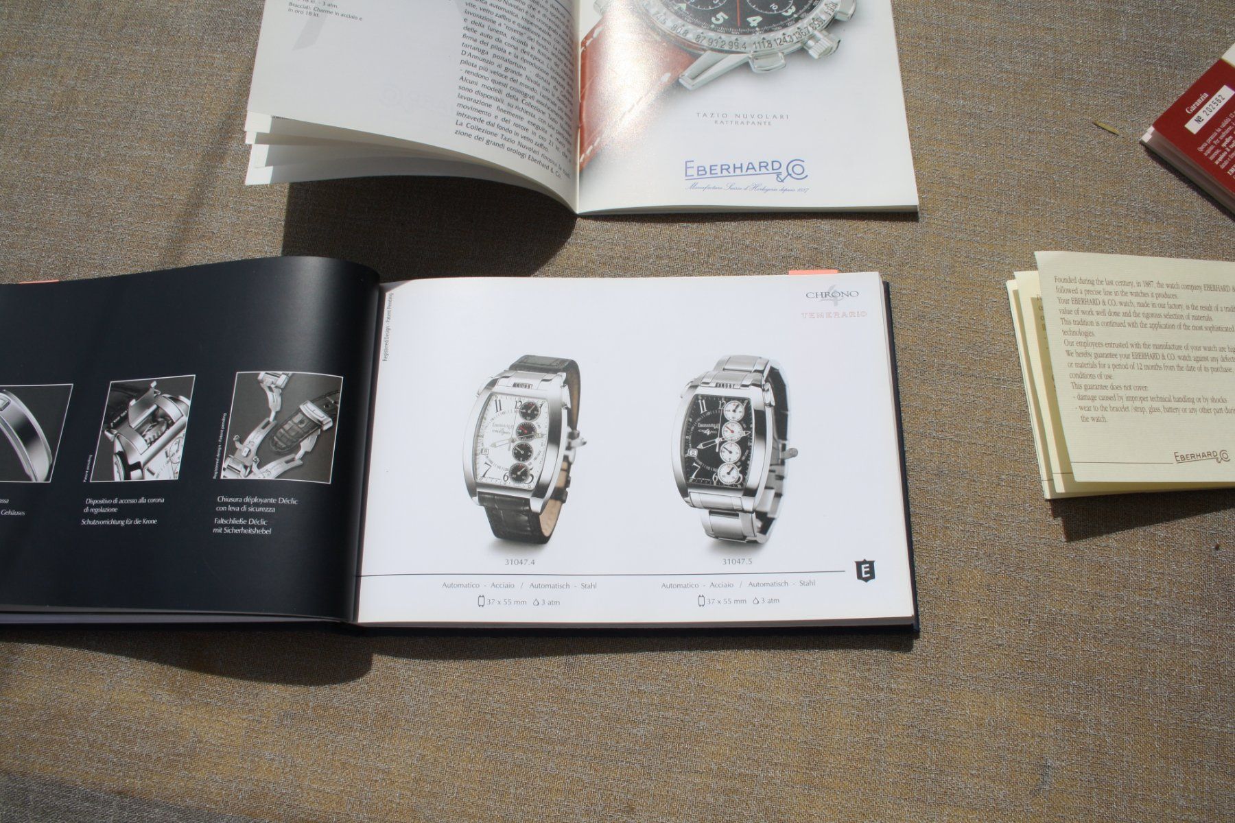 Eberhard & Co. Orologi: EBERHARD & CO UHREN BUCH KATALOG USW. – Usato da Wauwil venduto da Pneuedy 5