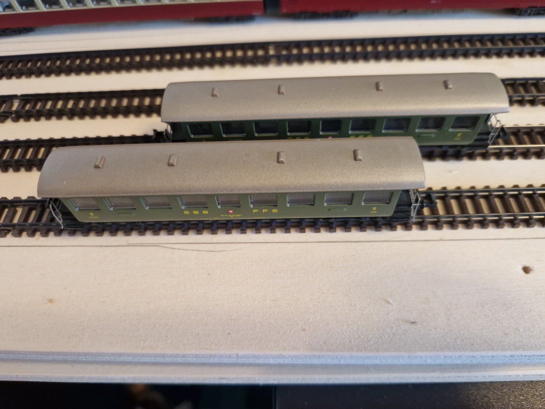 Modellini di ferrovie: 2 wagons CFF – Usato da Neuchâtel venduto da allen07 1