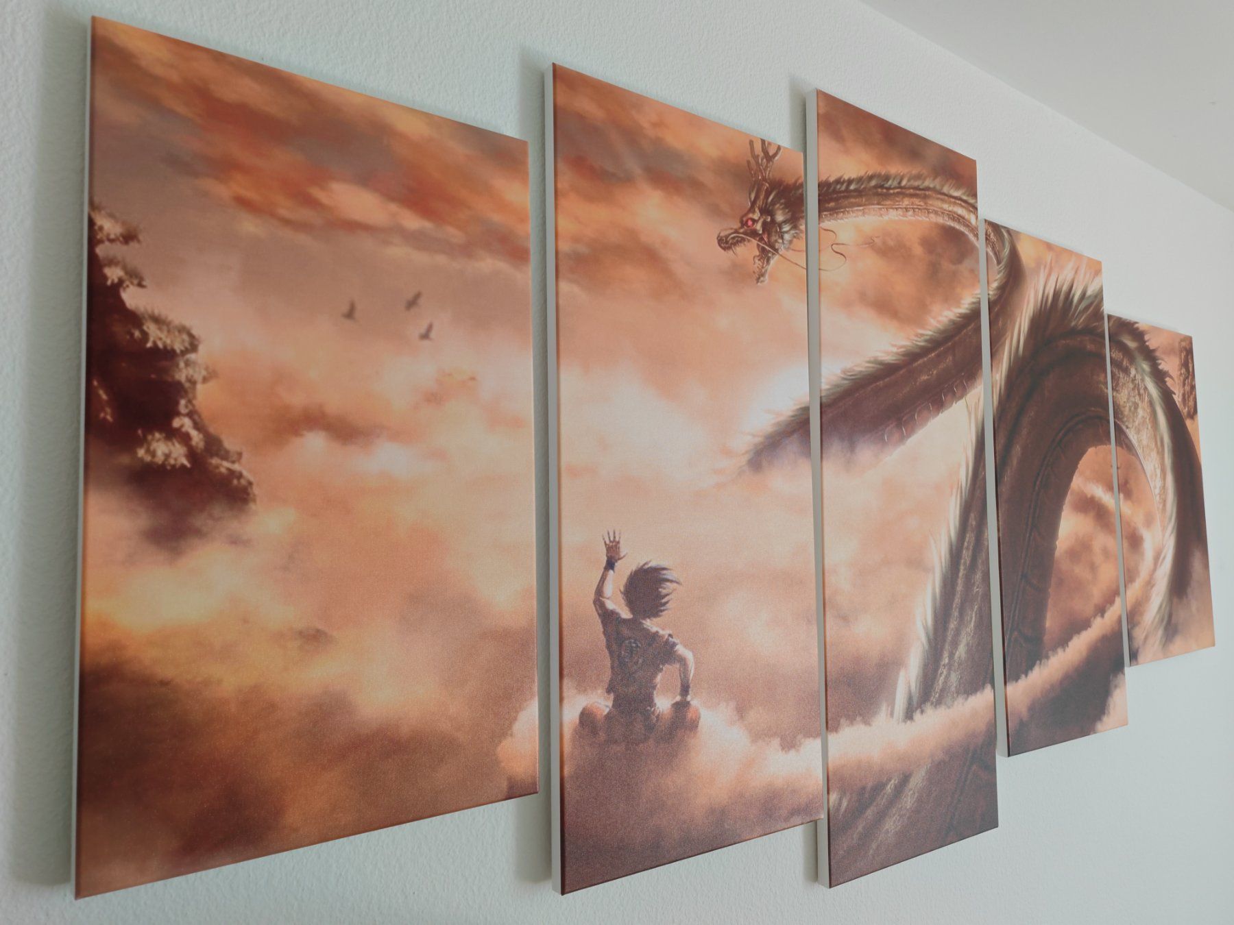 Foto & Immagini: Dragon Ball Z Leinwand Set, 5-teilig – Usato da Niederhasli venduto da OlympusDMons 1