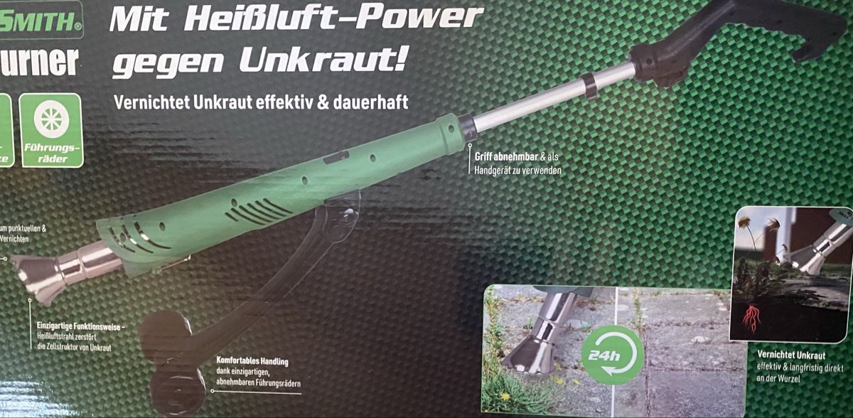 Tutte le macchine: HAMMERSMITH® Bionic Burner Mit Heißluft-Power gegen Unkraut – Nuovo e nell'imballaggio originale da Gerlikon venduto da jabadabadu 1